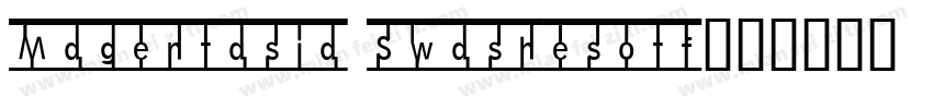 Magentasia Swashesotf字体转换